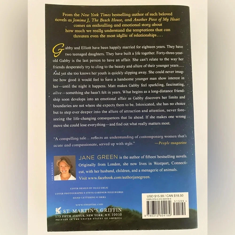 SOFTBACK Editions of Jane Green’s - MUST-Read Romance Bestselling Novels 2 Books